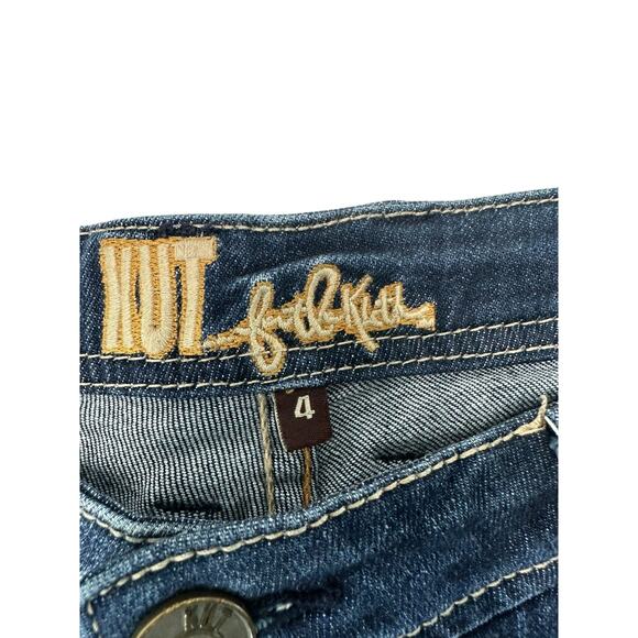 Kut from the Kloth Jeans Catherine Mid-Rise Slim Boyfriend Straight Leg Size‎ 4 - Picture 3 of 12